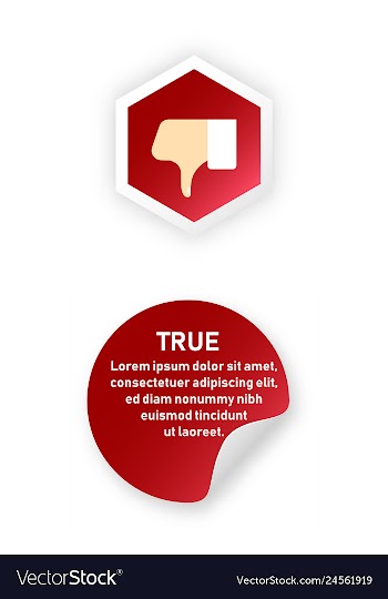 Tick and cross test signs set check marks graphic vector image