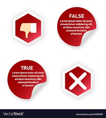 Tick and cross test signs set check marks graphic vector image