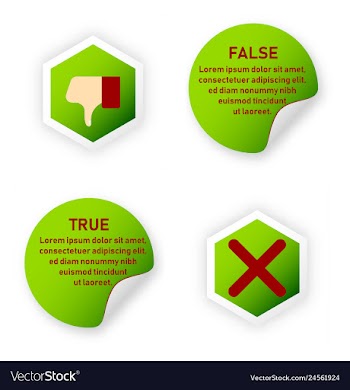 Tick and cross test signs set check marks graphic vector image