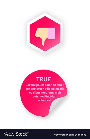 Tick and cross test signs set check marks graphic vector image