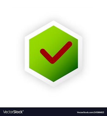 Tick and cross test signs set check marks graphic vector image