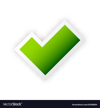 Tick and cross test signs set check marks graphic vector image