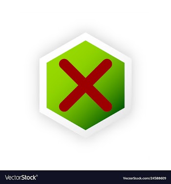 Tick and cross test signs set check marks graphic vector image