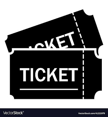 ticket icon in trendy flat style symbol for your