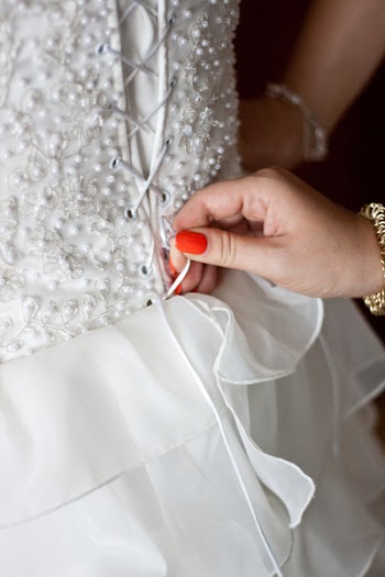 Tie a Corset Back Wedding Dress