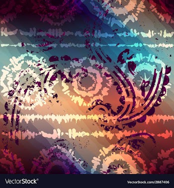 Tie-dye grunge pattern with transparency vector image
