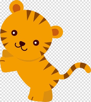 Tiger , , baby animals transparent background PNG clipart