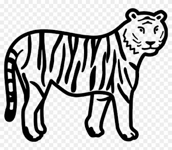 Tiger Black And White Free Tiger Clip Art - Tiger Clipart Black And White