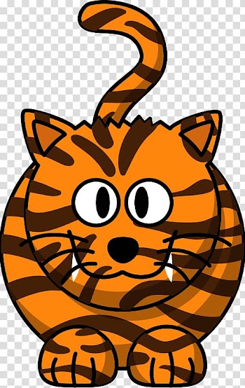 Tiger Cartoon , cartoon tiger transparent background PNG clipart