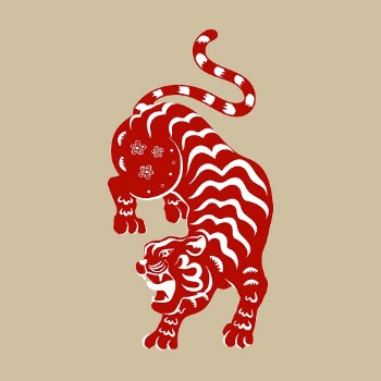 Tiger cartoon clipart, Chinese zodiac | Free PSD Illustration - rawpixel
