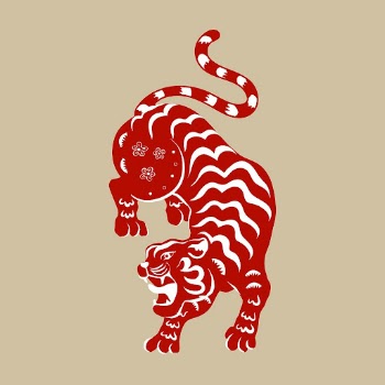 Tiger cartoon clipart, Chinese zodiac | Free Vector Illustration - rawpixel