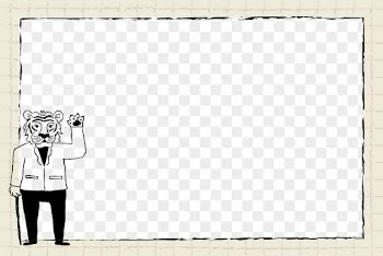 Tiger cartoon png frame, transparent | Free PNG - rawpixel