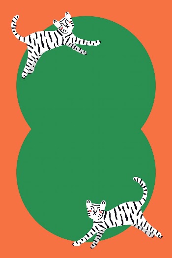 Tiger circle frame background, green | Free Vector - rawpixel