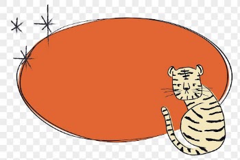 Tiger circle png frame sticker, | Free PNG Sticker - rawpixel