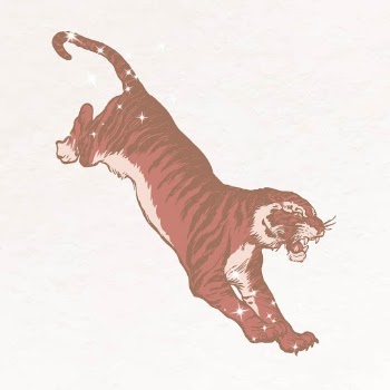 Tiger collage element, animal aesthetic | Free Vector Illustration - rawpixel