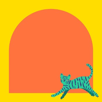 Tiger doodle frame background, orange | Free Photo - rawpixel