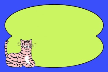 Tiger doodle frame background, retro | Free Photo - rawpixel