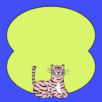 Tiger doodle frame background, retro | Free Vector - rawpixel