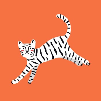 Tiger doodle sticker, white animal | Free Vector Illustration - rawpixel