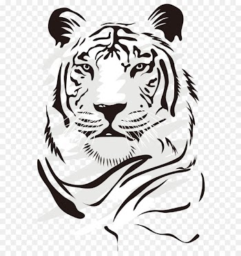 Tiger Euclidean vector Clip art - Domineering tiger vector 