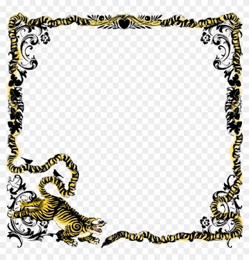Tiger Frame Mono - Tiger Paper Border