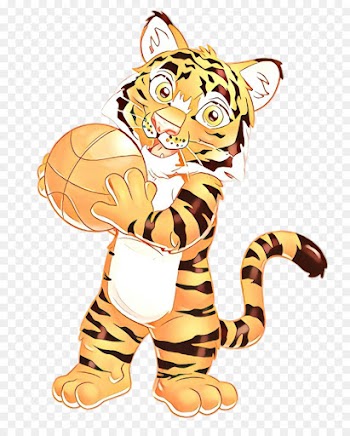 Tiger, Leopard, Cat, Cartoon PNG