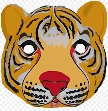 Tiger Mask Tiger Mask Tiger Face Mask Clip art - tiger 