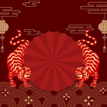 Tiger new year background, Chinese | Free Photo - rawpixel
