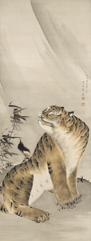 Tiger Seated Beneath Rock and | Free Photo Illustration - rawpixel