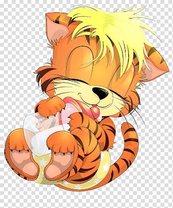 Tiger , Sleeping cat transparent background PNG clipart