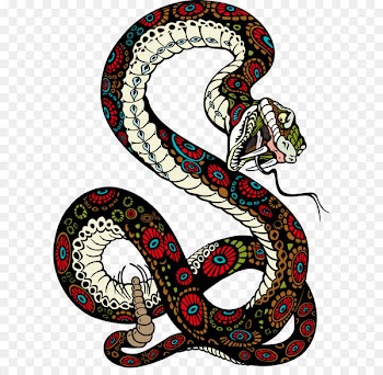 Tiger Snake Lion Illustration - Vector snake 