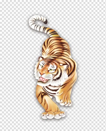 Tiger , Tiger Animation Anime, Cartoon tiger transparent background PNG clipart