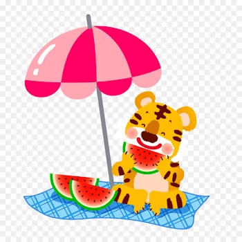 Tiger Watermelon Vector graphics Euclidean vector Portable Network Graphics - anguria cartoon 