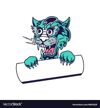 tiger with plate name