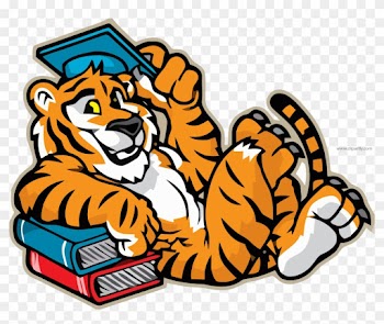 Tigger Mascot Graduate Illustration Clipart Png Image - Tiger With Graduation Cap
