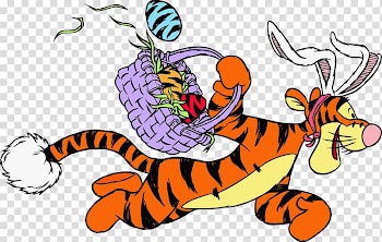 Tigger Winnie the Pooh Piglet Roo Eeyore, disney pluto transparent background PNG clipart