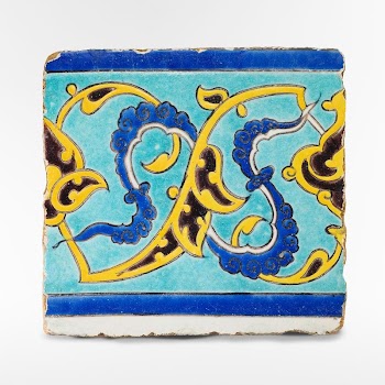 Tile (16th-17th century) architectural elements. | Free Photo - rawpixel