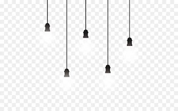 Tile Line Symmetry Angle Pattern - Minimalist light-emitting incandescent chandelier 