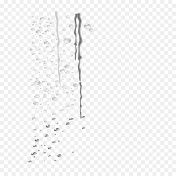 Tile White Floor Pattern - Water droplets flowing 