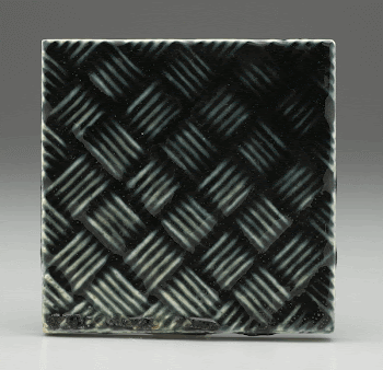 Tile with Basketweave Design (1881&ndash;1883) | Free Photo - rawpixel