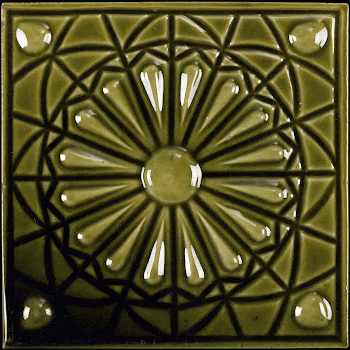 Tile with geometric design (1881&ndash;1883) | Free Photo - rawpixel