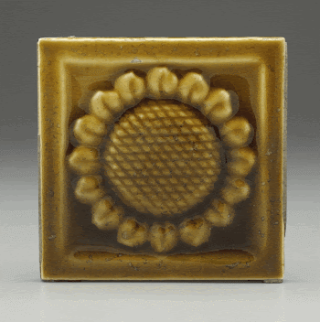 Tile with Sunflower Design (1881&ndash;1883) | Free Photo - rawpixel