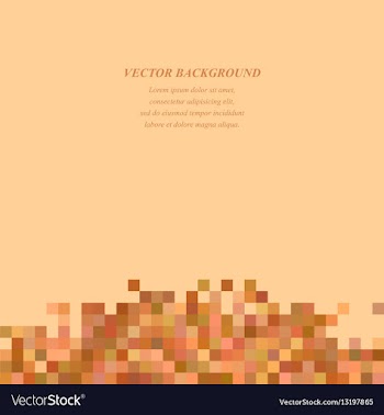 Tiled square mosaic background design template vector image