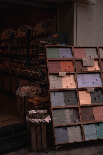 tiles on display