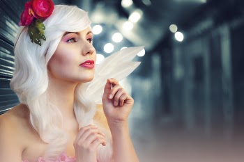 Tilt Lens Photography of Woman With Flower Headband