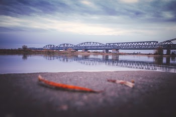 Tilt Photography of Metal Bridge