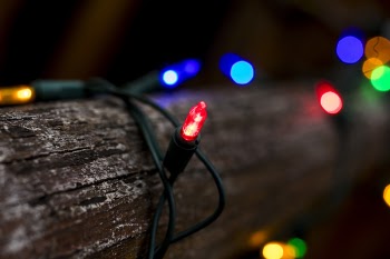 Tilt Shift Lens Photography of String Lights