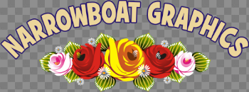 Tim Hobbs Graphics Narrowboat Signwriting Graphics Vinyl Roses ...