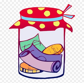 Time Capsule Clipart - Money Jar Clip Art