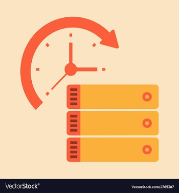 Time document and paper work vector image